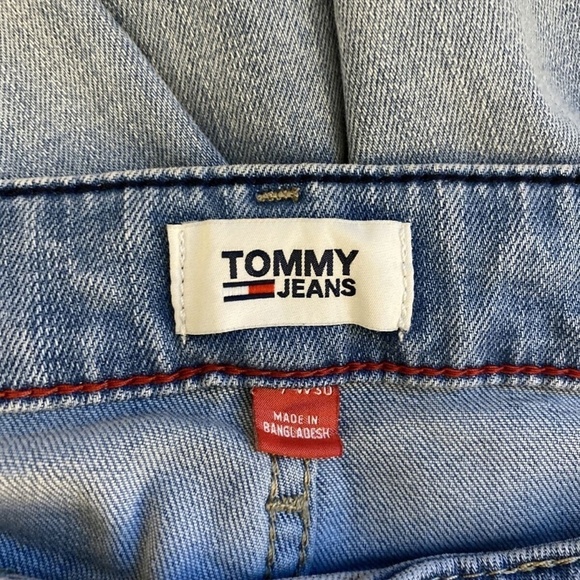 Tommy Jeans Size 10 Light Wash High-Rise Skinny Leg Ankle Jeans w/26.5" Inseam - Picture 3 of 4